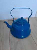 Mooie Decoratieve Theepot Blauw, Antiek en Kunst, Antiek | Emaille, Ophalen