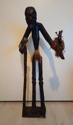 Afrikaans houten beeld. 80cm hoog., Ophalen of Verzenden