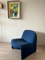 Alky Stoel - Donkerblauwe Wol - Origineel, Huis en Inrichting, Fauteuils, Ophalen, Gebruikt, Minder dan 75 cm, Stof