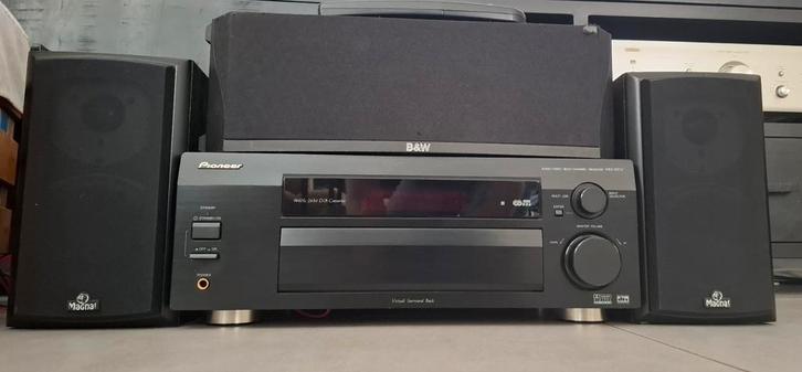 Pioneer VSX-D711
A/V-receiver incl rear en centerspeakers, Audio, Tv en Foto, Versterkers en Receivers, Gebruikt, 5.1, 60 tot 120 watt
