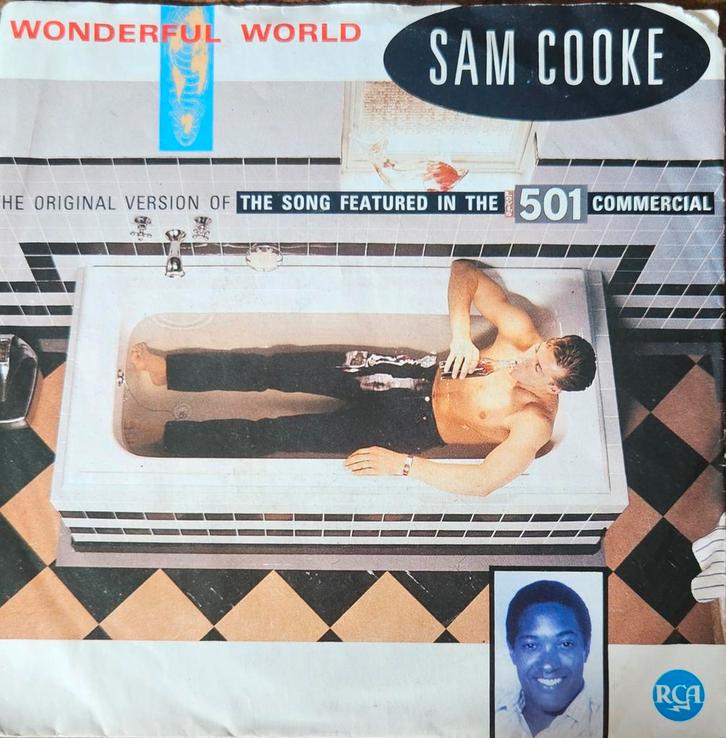 Sam Cooke - Wonderful World / Chain Gang 7" Vinyl, Cd's en Dvd's, Vinyl Singles, Ophalen of Verzenden