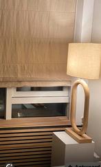 Mooie lamp tafellamp zonder kap, Huis en Inrichting, Lampen | Tafellampen, Ophalen of Verzenden, Zo goed als nieuw, Hout, 50 tot 75 cm