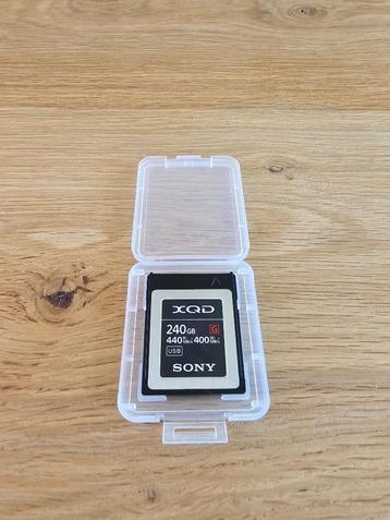 Sony XQD geh.kaart,240 Gb, Write 400 mb/s, Read 440mb/s
 beschikbaar voor biedingen
