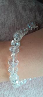 Prachtige armband met schitterend kralen kristal achtig bied, Zo goed als nieuw, Verzenden