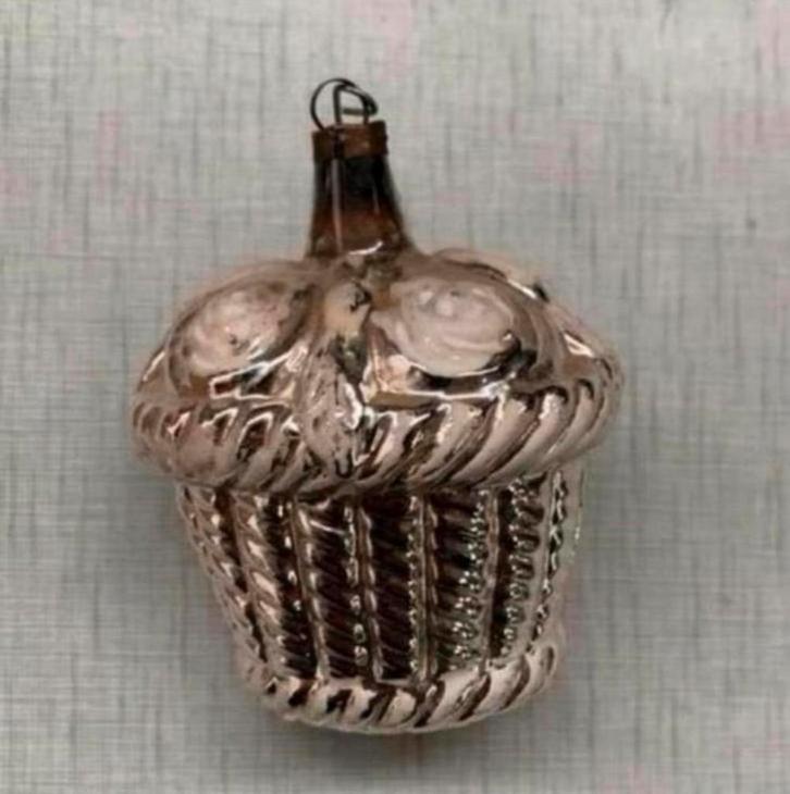 Kerstbal twee mooie antieke bijzondere kerstballen, Diversen, Kerst, Ophalen of Verzenden
