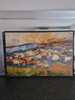 Frans Landschap op Doek - Henri Hess, Ophalen of Verzenden