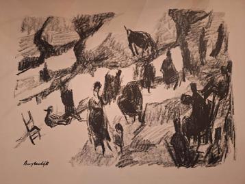 Litho Anton Buitendijk - Dierentuin beschikbaar voor biedingen