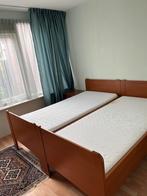 2 bedden 9 x 200  kersen fineer, Ophalen, 90 cm, Zo goed als nieuw, 200 cm