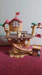 Sylvanian Families boomhut met 2 nieuwe Husky babies, Kinderen en Baby's, Speelgoed | Poppenhuizen, Ophalen, Zo goed als nieuw