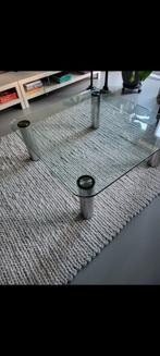 Design salontafel van Zanotta, 50 tot 100 cm, Minder dan 50 cm, Glas, Design