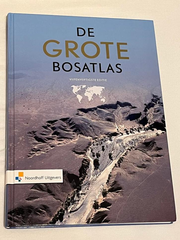 Grote Bosatlas 25e Editie - Topstaat!, Boeken, Atlassen en Landkaarten, Zo goed als nieuw, Bosatlas, Wereld, 2000 tot heden, Ophalen