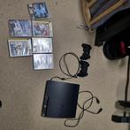PlayStation 3, Ophalen of Verzenden, Gebruikt, Met 2 controllers, Slim