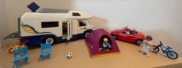 Playmobil Camper 4859 met tent en auto beschikbaar voor biedingen
