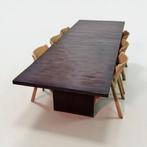 Eettafel in bamboe, Ophalen, 100 tot 150 cm, 200 cm of meer, Zo goed als nieuw