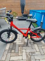 Btwin 16 inch kinderfiets - Rood, Gebruikt, Ophalen of Verzenden, Handrem, Btwin