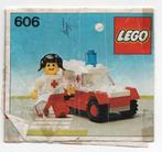 Lego 606-1 lego City, classic city ambulance, Ophalen of Verzenden, Gebruikt, Complete set, Lego
