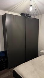 IKEA PAX Kledingkast Antraciet, Huis en Inrichting, Kasten | Kledingkasten, Ophalen, 200 cm of meer, Zo goed als nieuw, 200 cm of meer