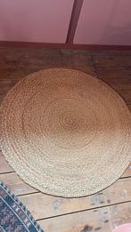 Rond rotan vloerkleed, ca. 110 cm, Ophalen, Gebruikt, 100 tot 150 cm, Beige