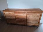 Teak Houten Dressoir, Huis en Inrichting, Kasten | Dressoirs, Gebruikt, 150 tot 200 cm, Ophalen of Verzenden, Metaal