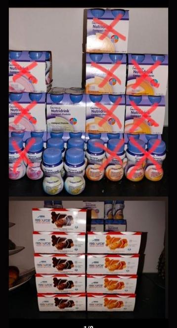 Nutricia Nutridrink / Nestle Resource bijvoeding div smaken  beschikbaar voor biedingen