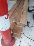 Houten planken mes en groef. Vloerplank. Schuttingplank., Doe-het-zelf en Verbouw, Ophalen, Gebruikt, Minder dan 25 mm, Plank