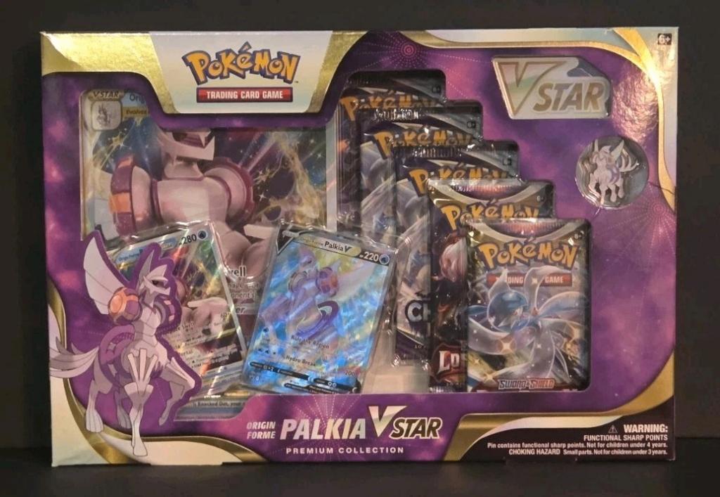 pokemon palkia v star premium collection box, geseald, Ophalen of Verzenden, Zo goed als nieuw, Boosterbox, Foil