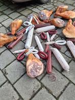 namaak hammen en worsten, decoratie zie foto's/omschrijv., Antiek en Kunst, Ophalen