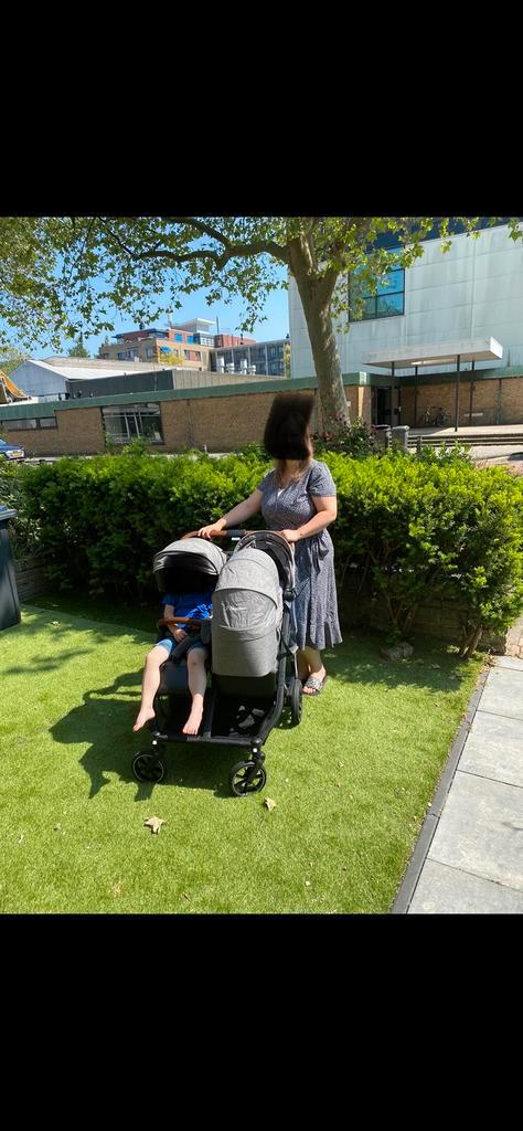 Duo kinderwagen, Kinderen en Baby's, Kinderwagens en Combinaties, Zo goed als nieuw, Ophalen