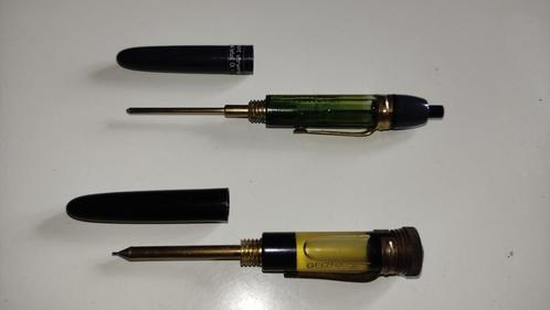2 stuks Geizhals oliepennen, Antiek en Kunst, Antiek | Gereedschap en Instrumenten, Ophalen of Verzenden
