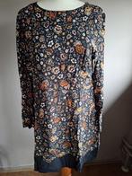 Nieuwe zwarte stretch jurk bloemenprint van C&A, maat 42, Zwart, Maat 42/44 (L), Nieuw, Ophalen of Verzenden