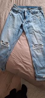 Stoere H&M spijkerbroek met scheuren - Maat 42, Blauw, Ophalen of Verzenden, Gedragen, W40 - W42 (confectie 56/58)