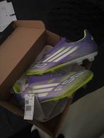 Nieuwe Adidas F50 Voetbalschoenen Paars/Lime, Maat XL, Schoenen, Nieuw, Ophalen of Verzenden