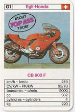W247 motorkaartje g1 egli - honda cb 900 f, Verzamelen, Ophalen of Verzenden, Zo goed als nieuw, Motoren