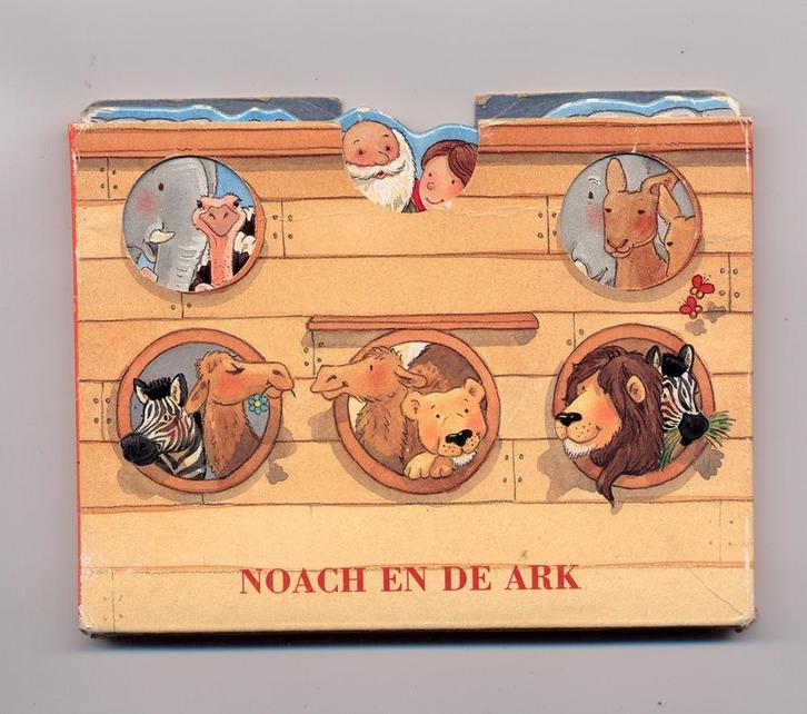 Noach en de ark - Anneke Wind - Davies kartonboekje hoesje, Boeken, Kinderboeken | Kleuters, Zo goed als nieuw, Fictie algemeen