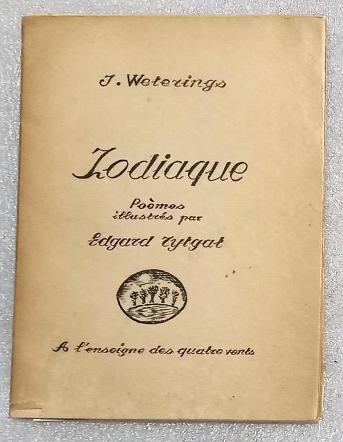 Zodiaque 1942 Weterings - 1/205 ex. Edgard Tytgat (ill.), Antiek en Kunst, Antiek | Boeken en Bijbels, Ophalen of Verzenden