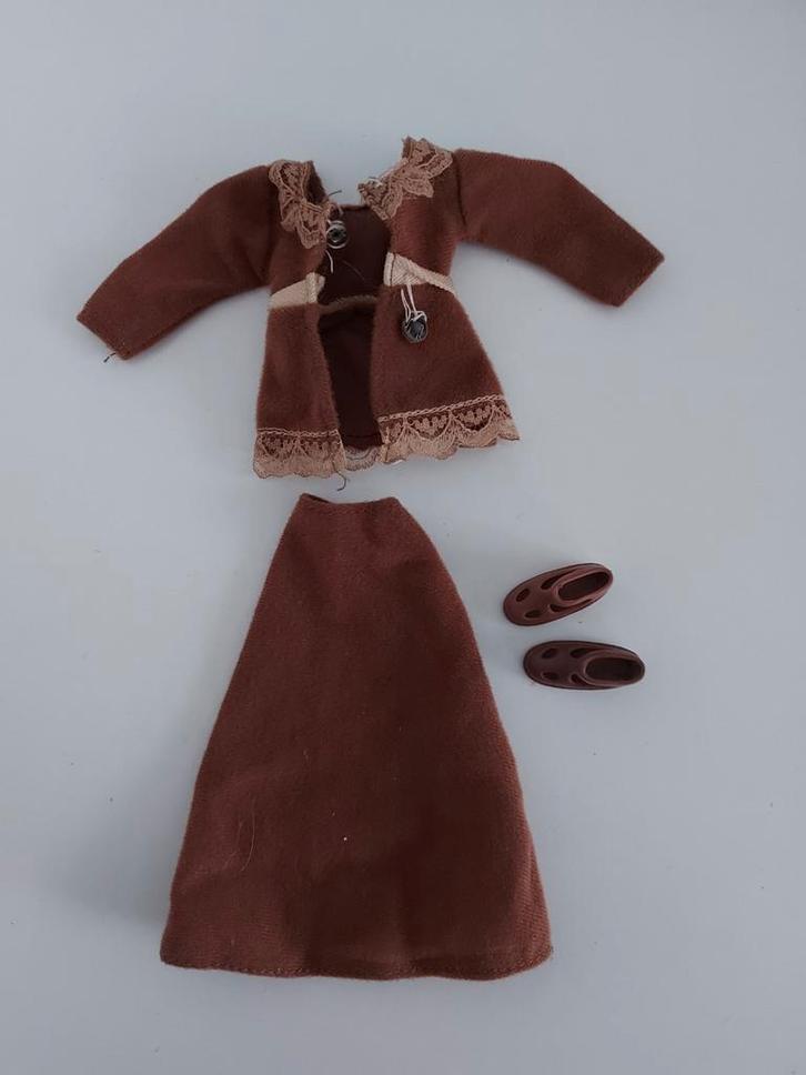 Kledingsetje Fleur Sindy 1979, Verzamelen, Poppen, Gebruikt, Kleertjes, Ophalen of Verzenden