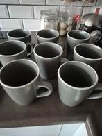 8 Mokken, grijs, merk Oslo, Huis en Inrichting, Keuken | Servies, Ophalen of Verzenden, Zo goed als nieuw, Overige stijlen, Kop(pen) en/of Schotel(s)