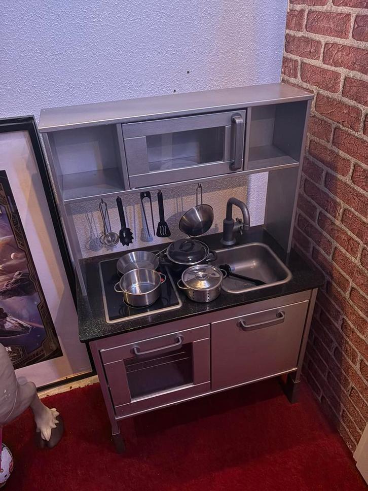 Ikea speelgoed keukentje incl keukengerei/verlichting, Kinderen en Baby's, Speelgoed | Speelkeukens, Zo goed als nieuw, Ophalen