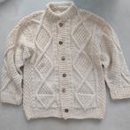 Zgan origineel 100% wollen handgebreid iers aran vest, Iers aran, Verzenden, Zo goed als nieuw, Maat 42/44 (L)