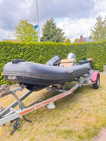 Rib, 420 met Honda 15 pk geen vaarbewijs beschikbaar voor biedingen