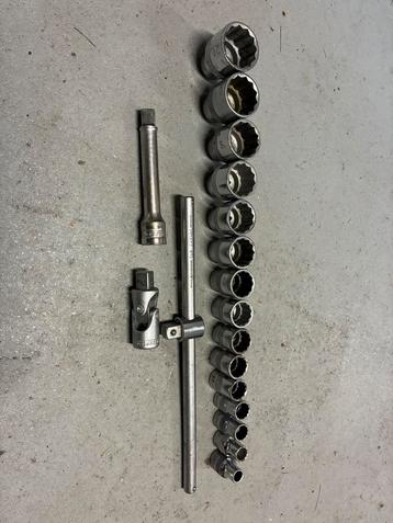 Hazet 900AZ 1/2” doppenset inch maten 18-delig beschikbaar voor biedingen