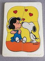 Houten puzzel Snoopy 1958 Peanuts Fisher Price, Ophalen of Verzenden, Zo goed als nieuw
