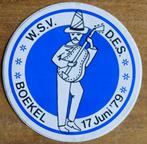 sticker - W.S.V. - D.E.S. - Boekel - 1979, Verzamelen, Stickers, Ophalen of Verzenden