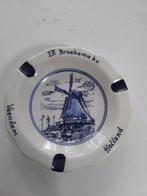 Een Delft,s blauwe asbak gegolfd rond afb Hollandse molen., Antiek en Kunst, Ophalen of Verzenden