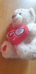 Teddybeer met Hart - Valentijnscadeau, Ophalen, Zo goed als nieuw, Beer