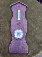 Antieke barometer, eikenhout met kreeftwerk., Verzenden