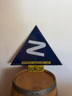 Don Dunlop Automobile-Club Emaille Bord - Jaren 30-50, Verzamelen, Ophalen of Verzenden, Gebruikt, Reclamebord