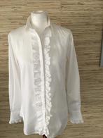 Witte blouse maat 38 z.g.a.n., Maat 38/40 (M), Ophalen of Verzenden, Wit, Zo goed als nieuw