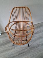 Rotan stoel vintage retro Hollands, Ophalen of Verzenden