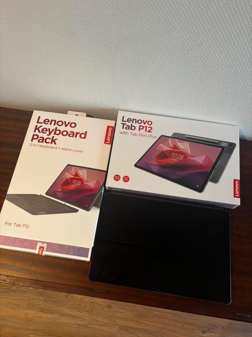 Lenovo tab P12 + Tab Pen Plus + Keyboard Pack, Computers en Software, Android Tablets, Nieuw, Wi-Fi en Mobiel internet, 12 inch